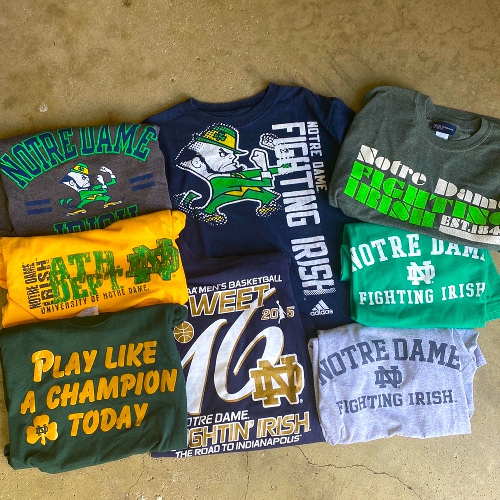 Notre Dame T-Shirt Lot